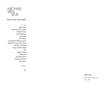 Tablet Screenshot of michaelvanleur.com